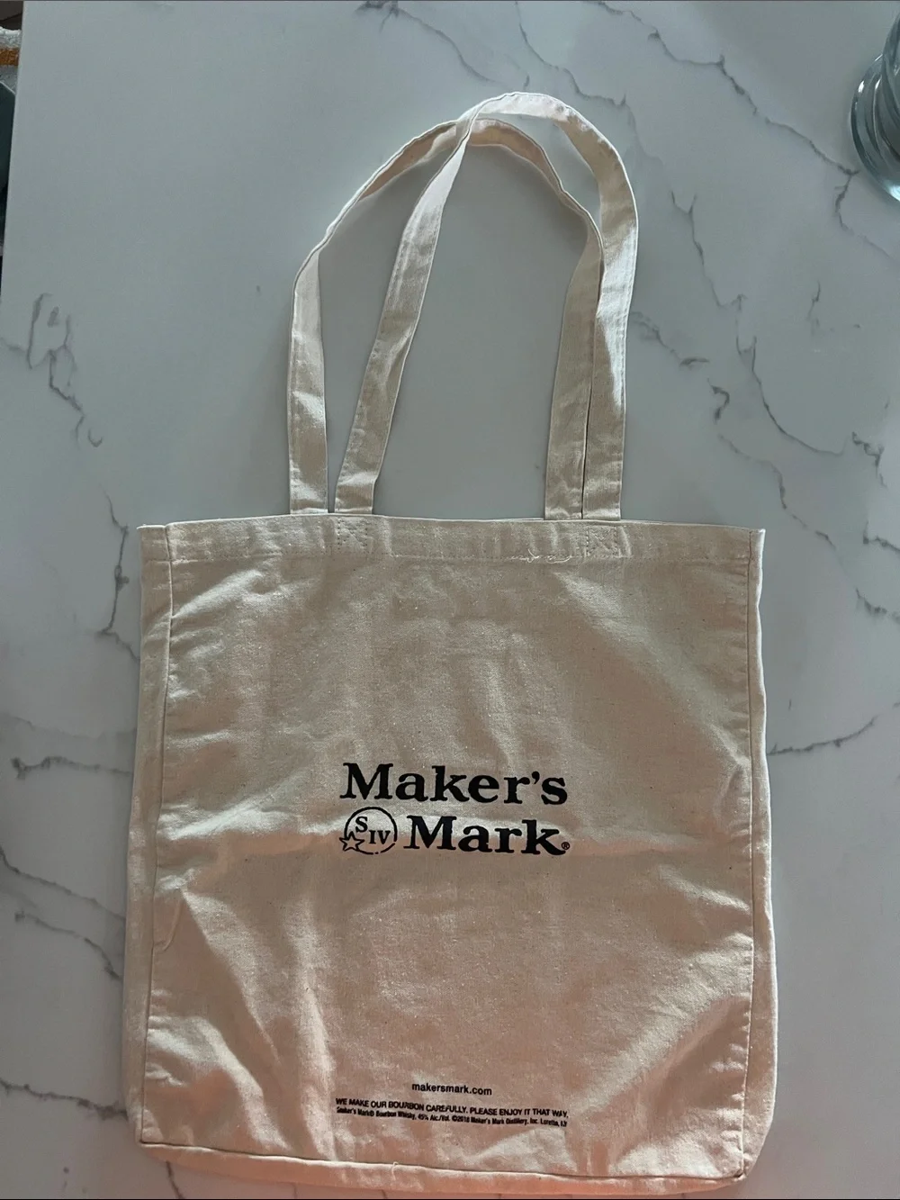 Maker’s Mark Cream Canvas Tote Bag
